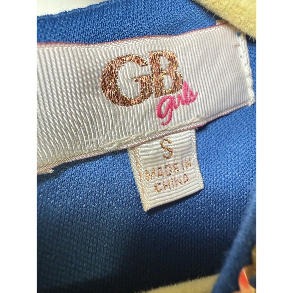 GB Girls Size Small Royal Blue Sequin Dress Sleeveless Party Holiday Special Occ - Picture 2 of 9